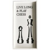 Wholesale - 16"x31.5" CHESS LL&P ENGRAVED MDF W/ WOOD FRAME C/P 4, UPC: 651961792802